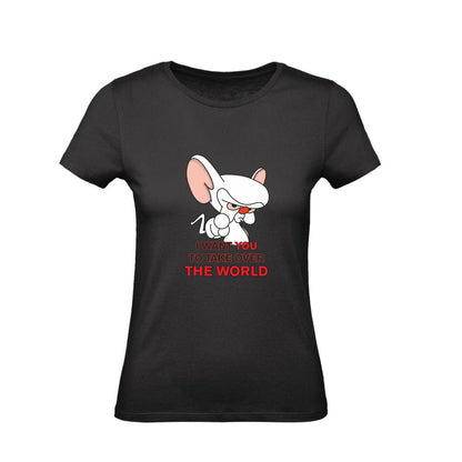 T-Shirt Uomo, Donna & Bambino - I WANT YOU TO TAKE OVER THE WORLD - Maglietta Maglia Tshirt Super vestibilità Top qualità