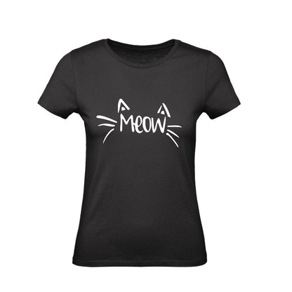 T-Shirt Donna & Bambino - MEOW - Maglietta Maglia Tshirt Super vestibilità Top qualità