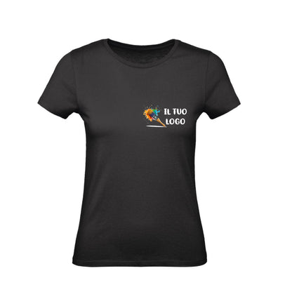 Stock 100 T-shirt Donna - Personalizzate con logo -  Maglietta Super vestibilità Top qualità