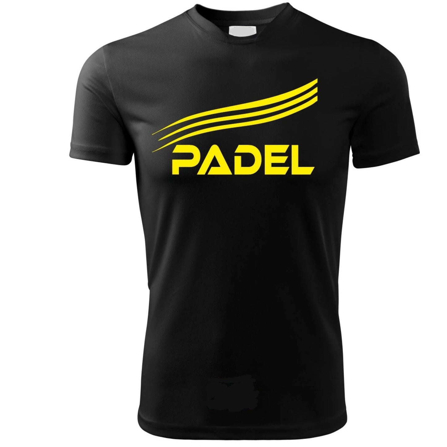 T-Shirt PADEL in Tessuto Dry Fit UNISEX - Linee - Elasticizzato e Traspirante Maglietta Maglia Sport Super vestibilità Top qualità