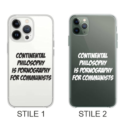 Cover Compatibile Con Tutti i Modelli iPhone - CONTINENTAL PHILOSOPHY - Trasparente UltraSottili AntiGraffio Antiurto Case Custodia Marca