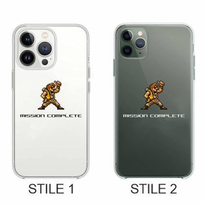 Cover Compatibile Con Tutti i Modelli iPhone - METAL SLUG - Trasparente UltraSottili AntiGraffio Antiurto Case Custodia Marca