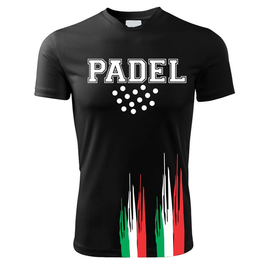 T-Shirt PADEL in Tessuto Dry Fit UNISEX - Graffio Sotto - Elasticizzato e Traspirante Maglietta Maglia Sport Super vestibilità Top qualità