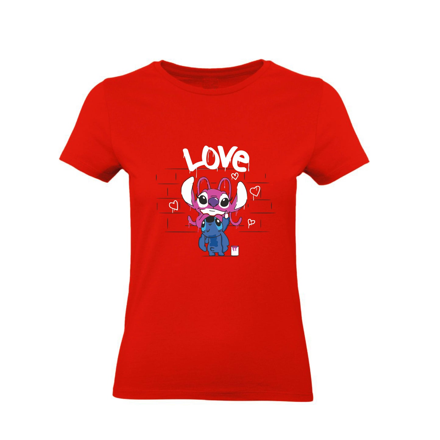 T-Shirt Uomo Donna & Bambino - MURALES LOVE  - Maglietta Maglia Tshirt Super vestibilità Top qualità