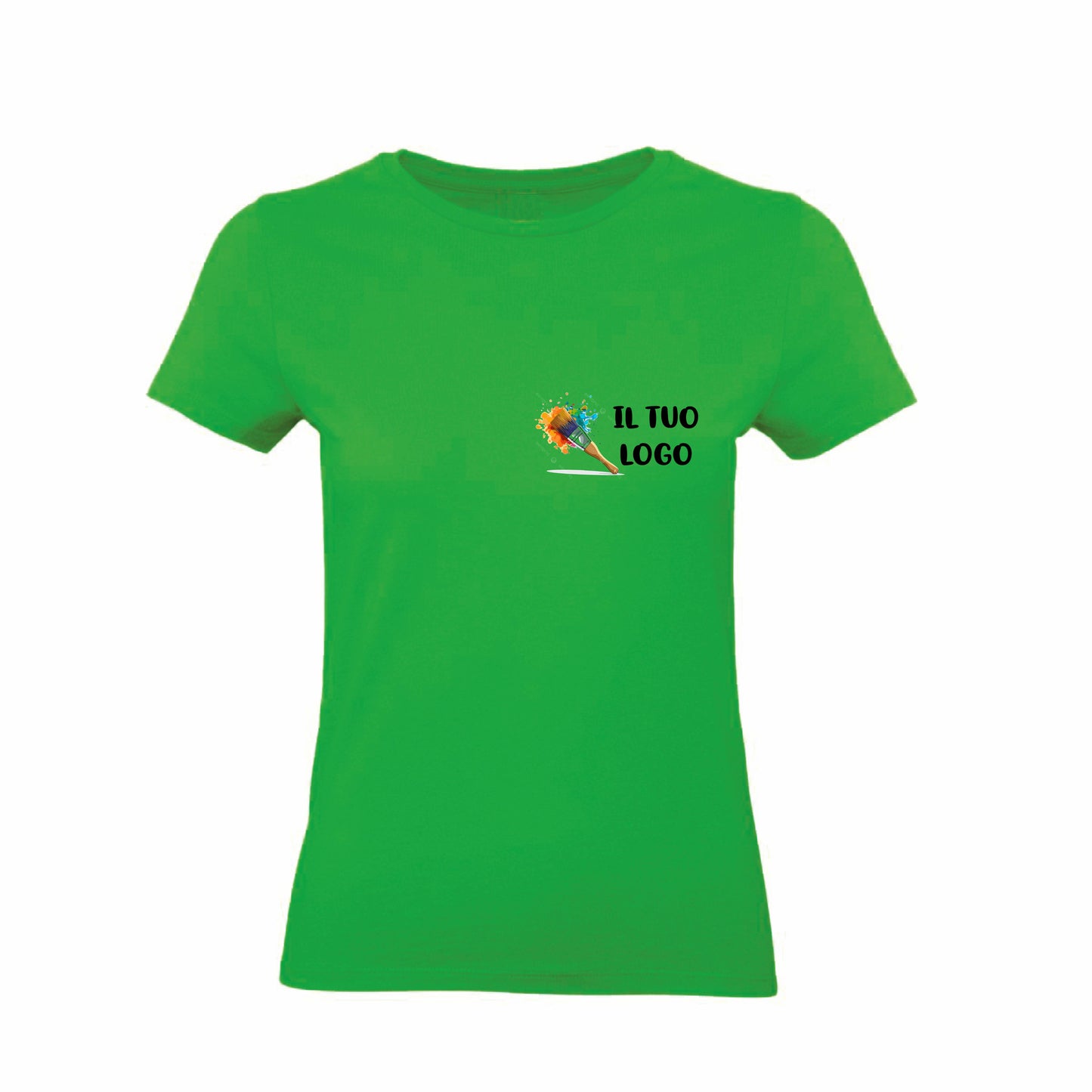 Stock 100 T-shirt Donna - Personalizzate con logo -  Maglietta Super vestibilità Top qualità